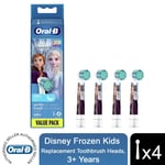 Oral-B Kids Replacement Toothbrush Heads Extra Soft - Disney Frozen, Pack of 4