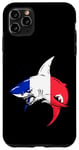 Coque pour iPhone 11 Pro Max Drapeau France Requin Fierté Drapeau Français Racines France Souvenir