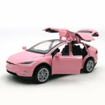 Tesla Model X 90d Modellbil Pink