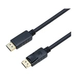 Eletra DisplayPort 1.2 3M kabel, svart