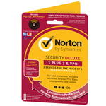 Norton Security Deluxe 1+2 virustorjunta ja VPN