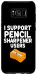 Coque pour Galaxy S8+ I Support Taille-crayon Manuel Rotatif Utilisateurs Graphite