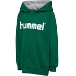 Hummel Go Cotton Logo Luvtröja - Grön Barn kids 203512-6140