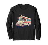 Summer Ice Cream Truck Costume for Jingles and Vehicle Fans Long Sleeve T-Shirt