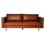 Nordic Furniture Group Texas 3-sits soffa microtyg konjak