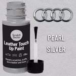 AUDI PEARL SILVER Leather Touch up Car Seat Repair Paint