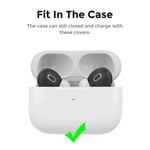 Ahastyle AirPods Pro 2 3-pack Ear Pads i silikon, svart