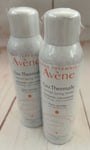 Avene Eau Thermale Thermal Spring Water for sensitive skin 2 x 150ml, Sealed