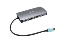 i-Tec USB-C Metal Nano Dock HDMI/VGA with LAN + Power Delivery 100 W - dockningsstation - USB-C / Thunderbolt 3 - VGA, HDMI - 1GbE