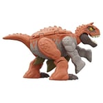 Mattel Jurassic World Dinosaur Transforming Toy, 11 Step Carnotaurus to Stegosaurus Double Danger 2 in 1 Toy, Fierce Changers, HLP07