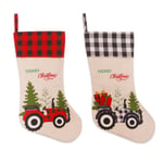 1pc Christmas Stocking Sock Gift Holder Xmas Tree Decor New Year B