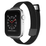 Armband Slim Milanese Apple Watch Ultra 2 49mm svart
