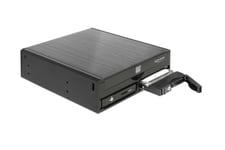 Delock 5.25" Mobile Rack for 1 x 5.25" Slim Drive + 2 x 2.5" SATA HDD / SSD - hållare för lagringsenheter