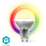 Nedis - ampoule smartlife toute couleur wi-fi GU10 345 lm 4.9 w rgb warm to cool white 2700 - 6500 k android ios pa