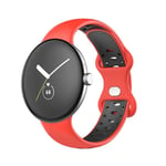 Twin Sport Armband Google Pixel Watch (41mm) - Röd/svart