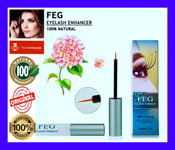 💙FEG Original Rapid Growth Serum 3ml EyeLash Enhancer Brush Liquid EyeLash Oil