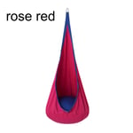 Hammock Hanging Chair Seat Rose Red