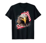 Patriotic Eagle US American Flag Bald Eagle USA T-Shirt
