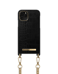 iDeal Mobilhalsband iPhone 11P/XS/X Jet Black Croco