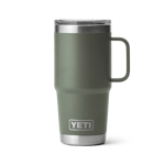 Yeti Rambler 20oz 591ml Travel Mug with Stronghold Lid - Camp Green
