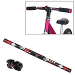 Mawenfeili, TOSEEK Carbon Fiber Children Balance Bike Handlebar, Size: 480mm (Pink) Ultralight (Color : Red)