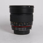 samyang Used Samyang 85mm f/1.4 AS IF UMC Aspherical Lens Nikon F