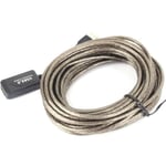 Fdit câble USB intégré 10M USB 2.0 Type A Mâle à Femelle Extension Câble Extender Cordon Noir