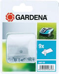 Gardena Originale Lames de rechange pour robot tondeuse : lames pour robots tondeuses (articles 4071 et 4072), coupe précise, kit de 9 lames aiguisées et 9 vis, remplacement facile (4087-20)