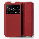 Coque Cool Flip Cover pour Xiaomi Redmi Note 10/Note 10S Rouge