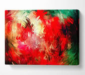 Abstract Swirl Design Canvas Print Wall Art - Large 26 x 40 Inches