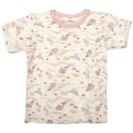 Joha Mønstret T-skjorte I Ull Rosa | Rosa | 80 cm
