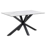 Urban Fusion Collection - Verdun Matbord 75x135x80 cm Vitt Akranes