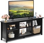 TV Stand Cabinet for 65 Inch Tvs, Wooden Media Stand with 6 Storage Shelves