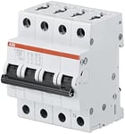 ABB S200 Circuit Breaker Type Z, Pole 3P+N 16A System Pro M Compact DIN Rail Mount