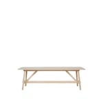 Tre Sekel Möbelsnickeri Landala matbord Ek vit hårdvaxolja 215x75 cm