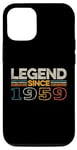 Coque pour iPhone 15 Legend since 1959 Original Vintage Birthday Est legend