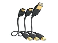 USB-kabel (A-Mini B) - In-akustik Premium 3.0m USB A - USB Mini B