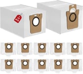 12Pcs Sacs À Poussière Pour Dreame L10 Ultra/ L10S Ultra /L20 Ultra Robot Aspirateur,D'Une Capacité 2,5 L Sac De Rechange Compatib