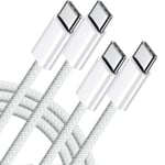 3FT USB C till USB C-kabel - Certifierad snabbladdningskabel för iPhone 15 Pro Max, Samsung S23, iPad Pro, MacBook Air 3 pcs