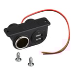 DC 5V Bil Tändaruttag Fordonsfäste under instrumentbrädan 12V/24V Laddningsadapter Mobiltelefon USB -portar Laddare Tillbehör