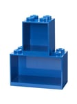 LEGO BRICK SHELF SET - BLUE