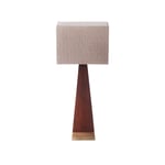 Dusty Deco - Pyramid Table Lamp - Off White - Vit - Bordslampor