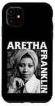 Coque pour iPhone 11 Photo portrait d'Aretha Franklin par David Gahr