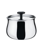 Alessi NF03 Cha Sugar Bowl in 18/10 Stainless Steel Mirror Polished, 18-10, Silver