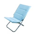 HLZY Outdoor Folding Chair Ultra Light Portable Camping Recliner Outdoor Leisure Beach Chair Director Simple Back Fishing Chair (Color : Blue)