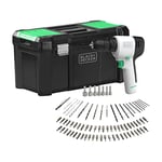 BLACK+DECKER Reviva Drill Kit 12V with 80 PC Accessories 19" Storage Eco Toolbox REVDD12ALTB-GB 2 Years Warranty
