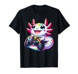 Gamer Axolotl Kawaii Axolotl Anime Gaming Funny Video games T-Shirt