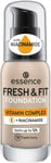 Essence Fresh & Fit Foundation, Make Up, No. 10 Fresh Ivory, Nude, Nourishing, S