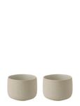 Emma Kop 0.15 L. 2 Stk Grey Home Tableware Cups & Mugs Coffee Cups Beige Stelton
