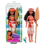 Mattel Disney Princess Toys, Moana Fashion Doll with Hei Hei Figure and Accessories, Inspired by the Disney Movie, HLW36